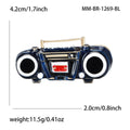 Alloy Enamel Retro Radio Brooch Pin For Fashion Decoration view 5
