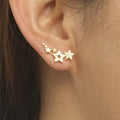 Fresh Campus Style Star Stud Earrings Minimalist Fashion Street Snap Trendy Ear Jewelry view 1