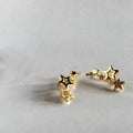 Fresh Campus Style Star Stud Earrings Minimalist Fashion Street Snap Trendy Ear Jewelry view 6