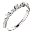 Minimalist Ring With Small Zircon Inlay, Fresh Fashion Women's Finger Jewelry view 1