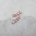 Minimalist Square Zircon Stud Earrings, Fresh Campus Style Trendy Women's Ear Jewelry view 8