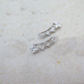 Minimalist Square Zircon Stud Earrings, Fresh Campus Style Trendy Women's Ear Jewelry view 6