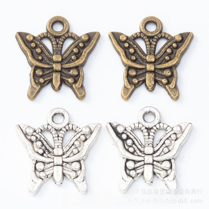 Zinc Alloy Butterfly Charm Pendant No.139761 for DIY Necklace Bracelet Jewelry Making