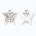 Zinc Alloy Butterfly Charm Pendant No.139761 for DIY Necklace Bracelet Jewelry Making view 3