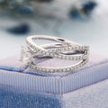European American Creative Women's Zircon Ring Simple Fashion Jewelry Accessory view 3