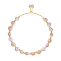 Baroque Freshwater Pearl Geometric Bangle Fashion OL Best Friend Sister Bracelet Jewelry view 5