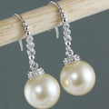 Korean Style Faux Pearl Dangle Earrings For Women, Simple Versatile Street Fashion Ear Jewelry view 2
