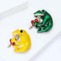 Alloy Enamel Animal Brooch Creative Suit Lapel Pin For Clothing view 3