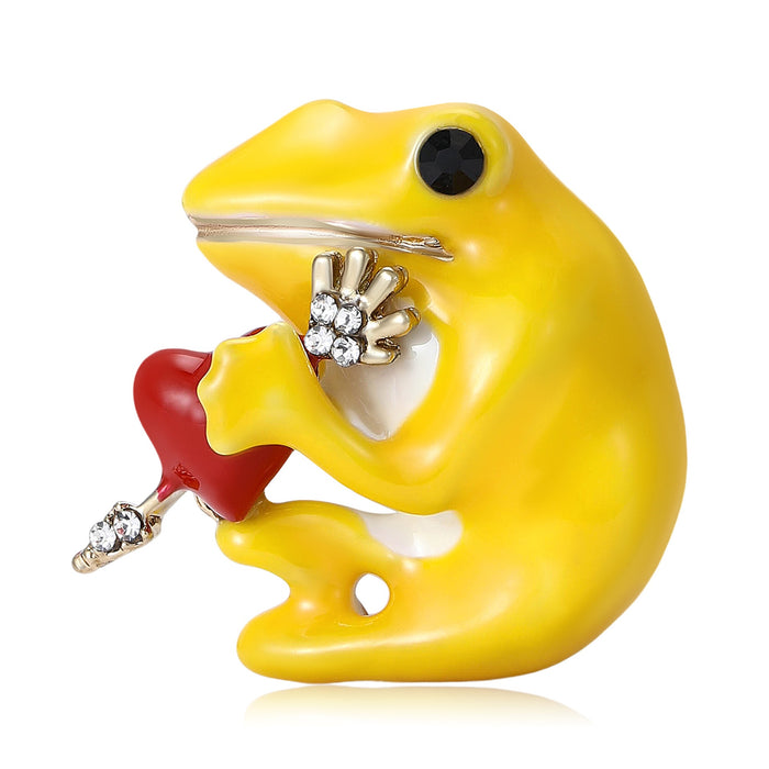 Alloy Enamel Animal Brooch Creative Suit Lapel Pin For Clothing