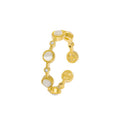 Minimalist Alloy Open Ring With Small Circle Geometric Korean Style Index Finger Jewelry view 5