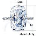 Minimalist Large Zircon Women's Ring, Elegant Fashion Finger Ring For Jewelry view 5