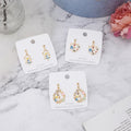 Elegant Alice Rabbit Enamel Alloy 925 Silver Post Cartoon Dangle Studs For Women Girls Earrings view 1