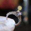 Elegant High Quality Women's Wedding Ring, Fashion Finger Ring Hand Jewelry For view 4