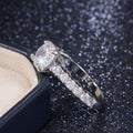 Elegant High Quality Women's Wedding Ring, Fashion Finger Ring Hand Jewelry For view 3