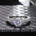 Elegant High Quality Women's Wedding Ring, Fashion Finger Ring Hand Jewelry For view 5