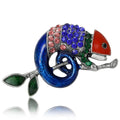 Alloy Enamel Lizard Brooch Pin For Animal Clothing Accessories view 1
