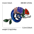 Alloy Enamel Lizard Brooch Pin For Animal Clothing Accessories view 4