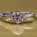 European American Fashion Zircon Inlaid Women's Ring, Jewelry For view 1