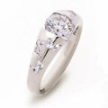 Silver Plated Women's Zircon Ring With Multicolor Butterfly Pattern, Simple Fashion Jewelry view 9