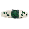 Silver Plated Women's Zircon Ring With Multicolor Butterfly Pattern, Simple Fashion Jewelry view 8