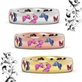 Elegant Women's Zircon Ring With Multicolor Full Circle Butterfly Pattern, Simple Fashion Jewelry view 1