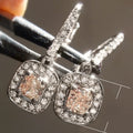 Fashion European Micro Paved Full Rhinestone Huggie Earrings For Women Jewelry view 5