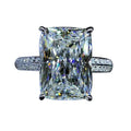 New Simple Women's Ring With Oversized Cubic Zirconia Inlay Gift Jewelry view 5
