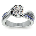 Interwoven Line Double Layer Women's Ring With Zircon Stones For Fashion Jewelry Accessories view 1