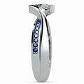 Interwoven Line Double Layer Women's Ring With Zircon Stones For Fashion Jewelry Accessories view 4