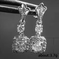 Elegant European Women's Micro Pave Full Zircon Ear Cuff, Versatile Fashion Ear Jewelry Earrings view 3