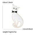 Enamel Alloy Gentleman Cat Brooch For Simple Fashion Clothing Accessories view 6