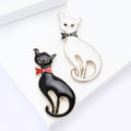 Enamel Alloy Gentleman Cat Brooch For Simple Fashion Clothing Accessories view 4