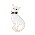 Enamel Alloy Gentleman Cat Brooch For Simple Fashion Clothing Accessories view 1