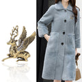 Alloy Luxury Reindeer Head Brooch Pin For Men's And Women's Suits view 2