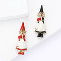 Alloy Enamel Girl Brooch Pin For Suits And Coats view 2