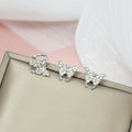 Elegant Mini Butterfly Rhinestone Alloy Ear Cuff And Stud Set Korean Fashion Cartilage Earrings view 4