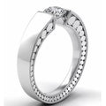 Simple White Gold Color Mens Ring With Quality Cubic Zirconia For Engagement Wedding Jewelry view 3