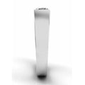 Simple White Gold Color Mens Ring With Quality Cubic Zirconia For Engagement Wedding Jewelry view 4