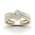 Classic European American Women's Engagement Ring With Micro Pave Zircon, Fashion Jewelry Accessory view 2