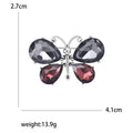 Alloy Butterfly Brooch Elegant Women Suit Coat Lapel Pin view 5