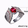 Fashion Zircon Inlaid Women's Ring, Elegant Statement Hand Jewelry Accessory view 5