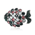 Alloy Hollow Fish Brooch For Simple Fashion Clothing Accessories view 1