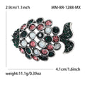 Alloy Hollow Fish Brooch For Simple Fashion Clothing Accessories view 4