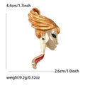 Alloy Enamel Cartoon Woman Brooch Pin For Trendy Apparel Decor view 5