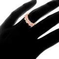 Luxury Full Pave Zircon Women's Ring, European American Fashion Jewelry Accessory view 3