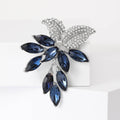 Alloy Crystal Rhinestone Brooch Pin For Versatile Clothing Accessories view 2