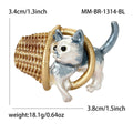 Alloy Enamel Cat Brooch Pin For Coats And Sweaters view 4