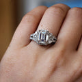 Sparkling Women's Micro Pave Zircon Ring With Delicate Surround Design, Fashion Jewelry Accessory view 3