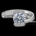 Creative Unique Shaped Zircon Ring For Women Cross Border Fashion Jewelry Accessory view 4