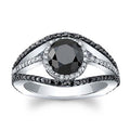 Fine Carved Hollow Zircon Inlaid Ring, Fashion Street Style Versatile Finger Ring view 1